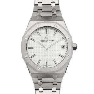 Royal Oak 15500 White Dial