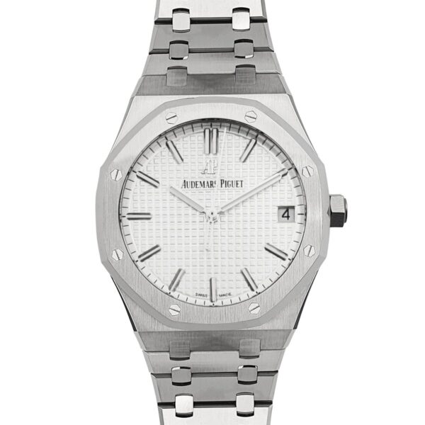 Royal Oak 15500 White Dial