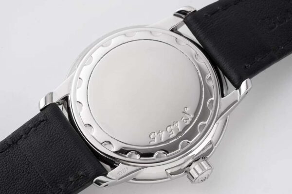 Hundred Hours Black Dial in Steel on Black Leather Strap - Image 5