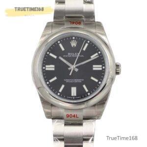 Oyster Perpetual 41mm Bright Black Dial 114300