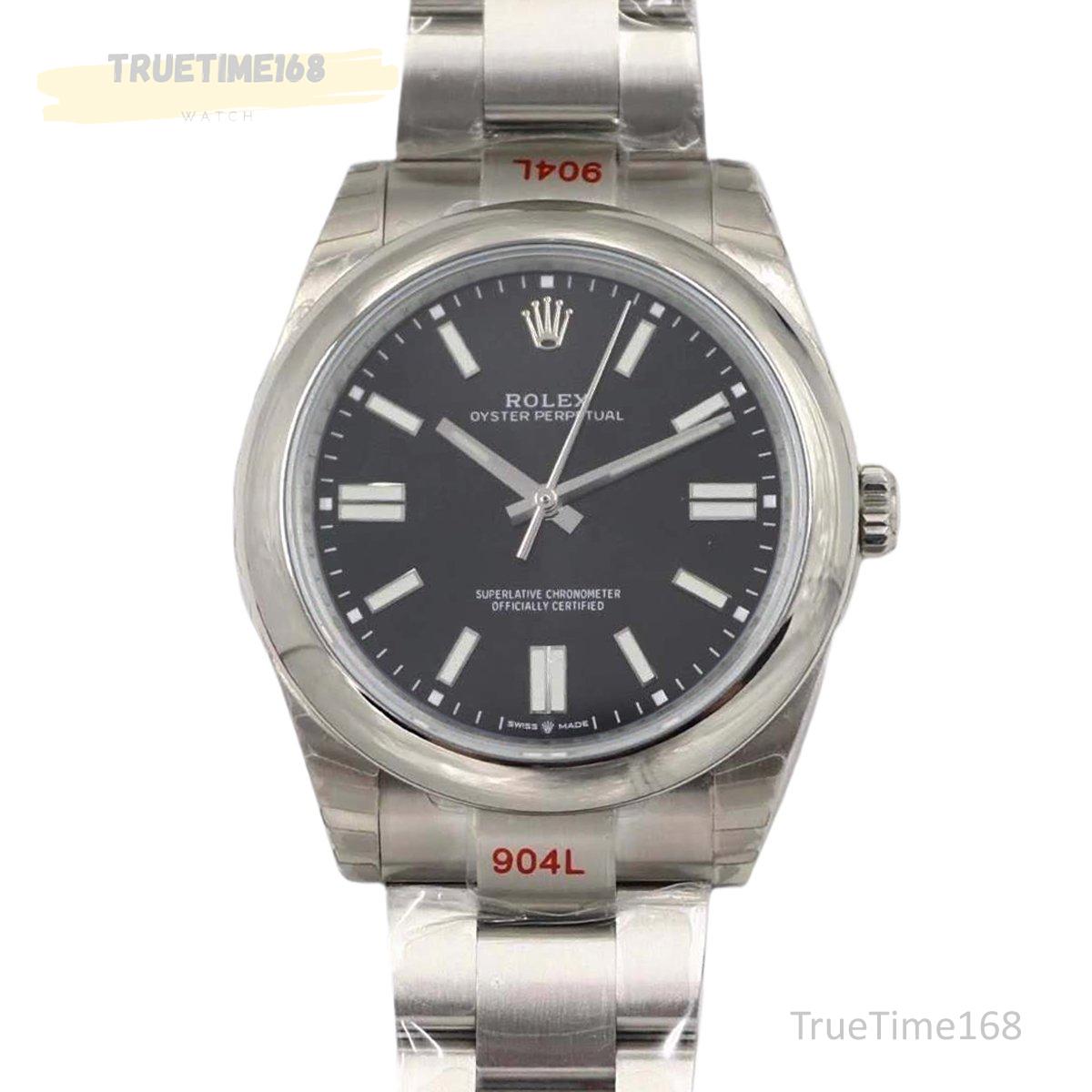 Oyster Perpetual 41mm Bright Black Dial 114300