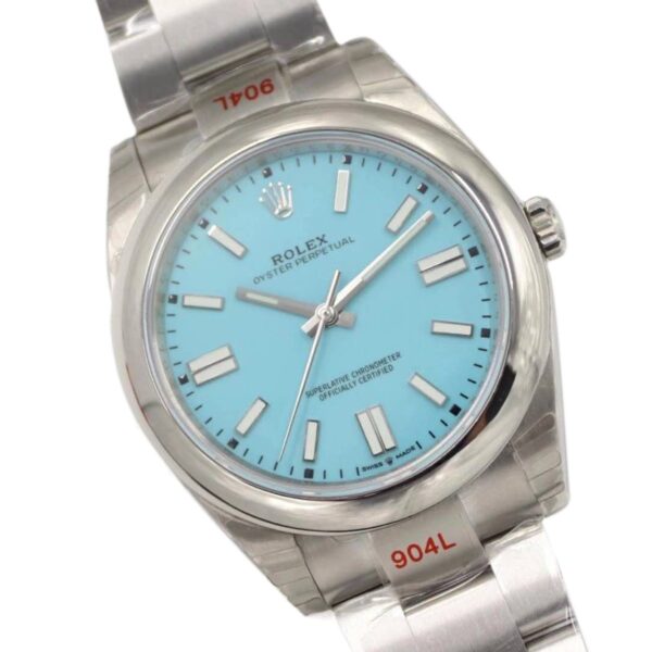 Oyster Perpetual 41mm Turquoise Blue Dial 114300 - Image 4