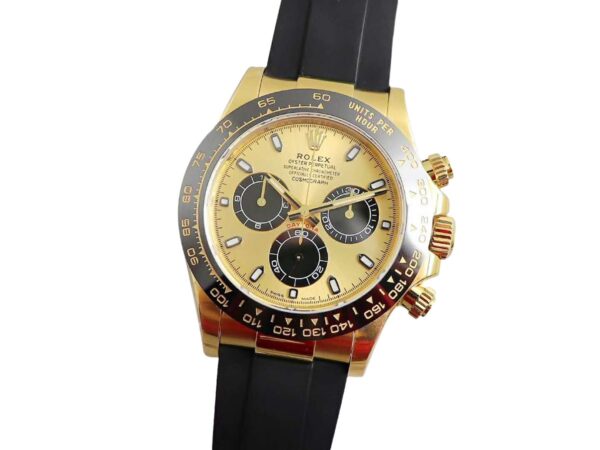 Daytona 116518LN Champagne and Black Dial in Yellow Gold - Image 2
