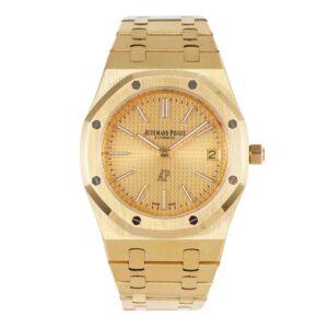 Royal Oak 15202 39mm Yellow Dial in Yellow Gold