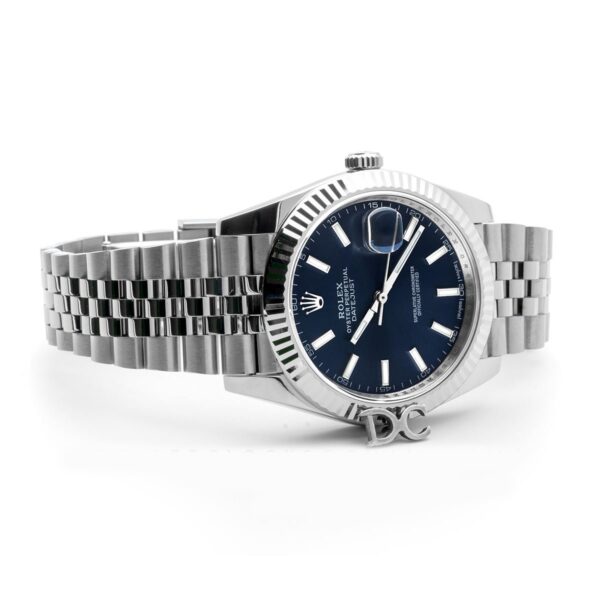 Datejust 41 126334 Blue Dial Stick Markers in White Gold - Image 2