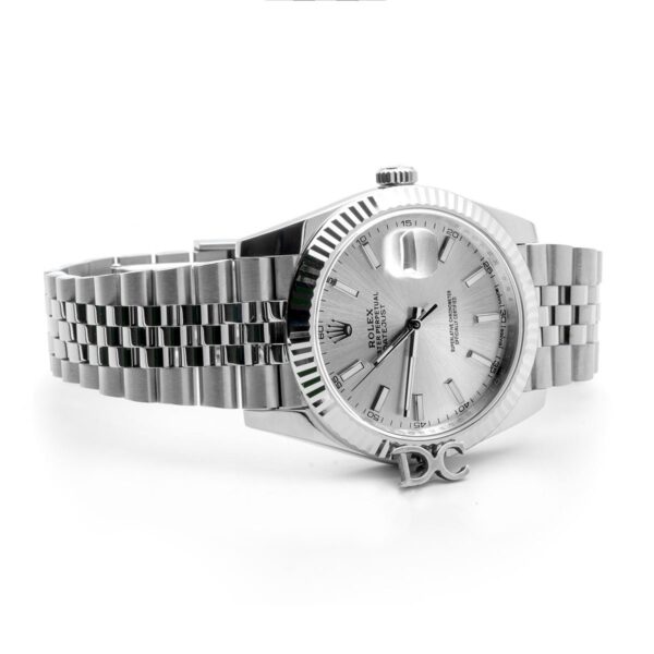 Datejust 41 126334 Silver Dial Stick Markers in White Gold - Image 2