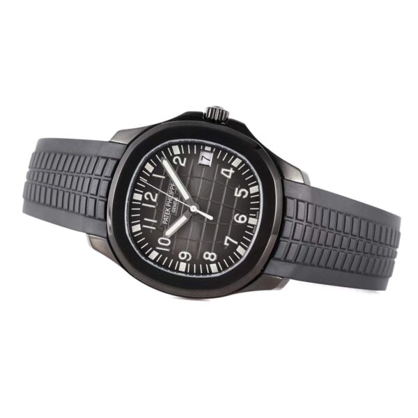 Aquanaut 5167A ‘Black Venom Limited Edition’ Black Dial on Black Rubber Strap - Image 4