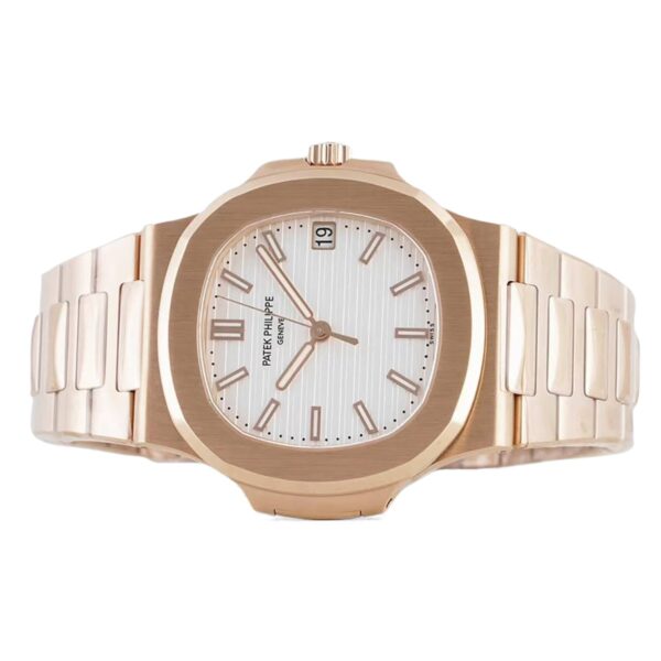 Nautilus Jumbo 5711/1R White Dial - Image 3