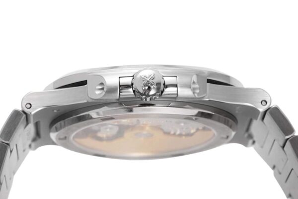 Nautilus Jumbo 5711/1A-011 White Dial with Diamond Bezel - Image 7