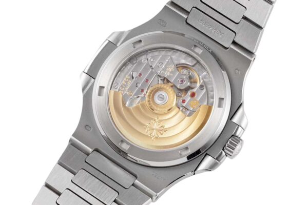 Nautilus Jumbo 5711/1A-011 White Dial with Diamond Bezel - Image 9