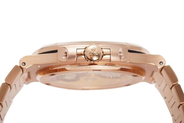 Nautilus Jumbo 5711/1R-001 Brown Dial with Diamond Bezel - Image 9