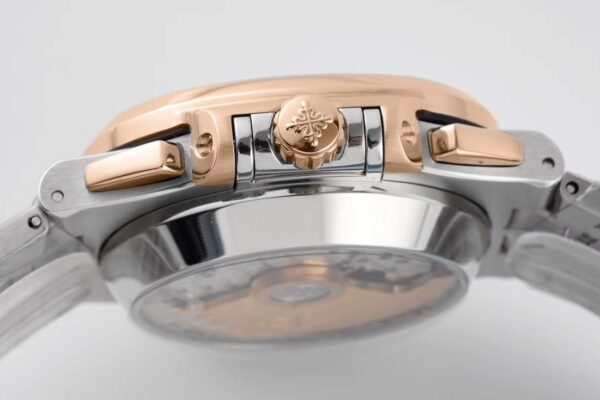 Nautilus Chronograph 5980/1AR in Steel and Rose Gold - Image 8