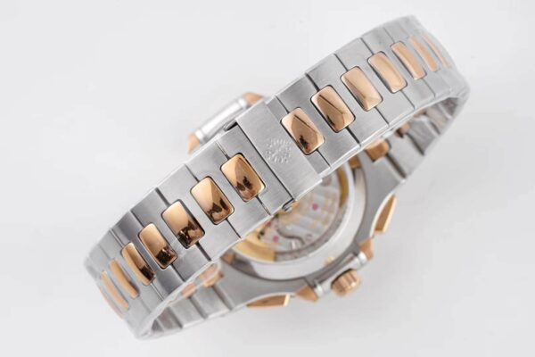 Nautilus Chronograph 5980/1AR in Steel and Rose Gold - Image 7