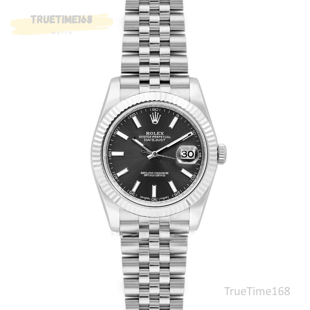 Datejust 41 126334 Stick Markers in White Gold