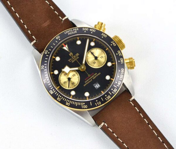 Black Bay Chrono S&G Ref: M79363N on Leather Strap - Image 2