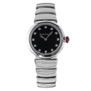 Lvcea Black Dial in Steel