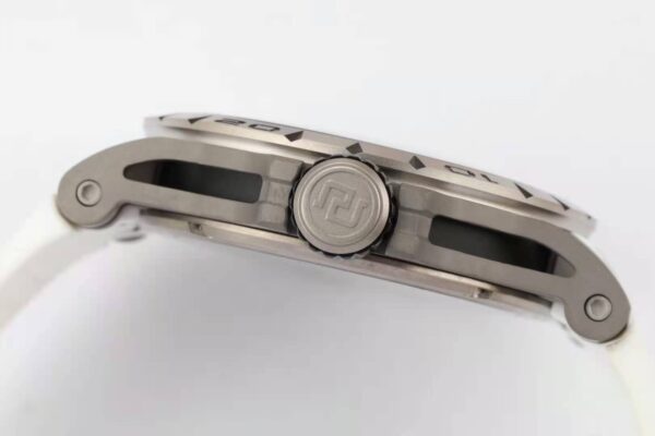 Excalibur Spider Skeleton Flying Tourbillon with White Rubber Strap - Image 8