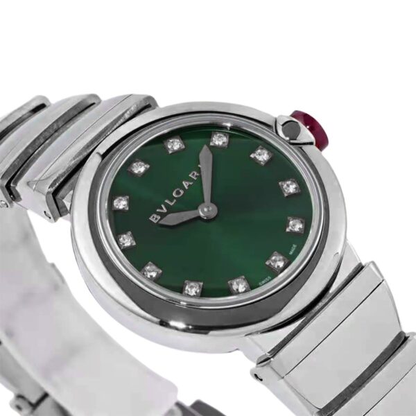 Lvcea Emerald Green Dial in Steel - Image 2