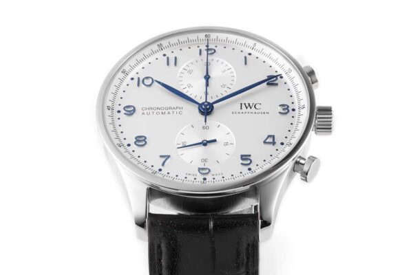 Portugieser Chronograph IW371605 White Dial in Steel - Image 4