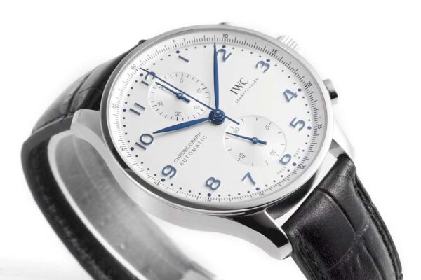 Portugieser Chronograph IW371605 White Dial in Steel - Image 5