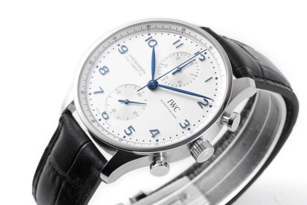 Portugieser Chronograph IW371605 White Dial in Steel - Image 2