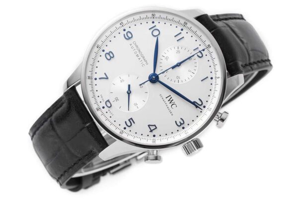 Portugieser Chronograph IW371605 White Dial in Steel - Image 3