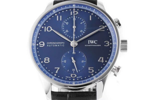 Portugieser Chronograph IW371606 Blue Dial in Steel - Image 8