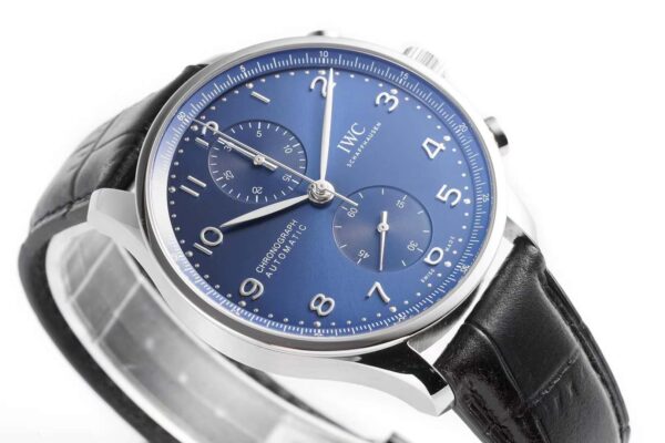Portugieser Chronograph IW371606 Blue Dial in Steel - Image 6