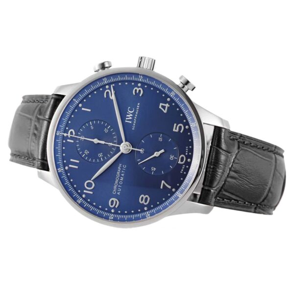 Portugieser Chronograph IW371606 Blue Dial in Steel - Image 2