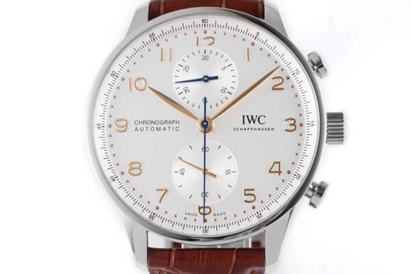 Portugieser Chronograph IW371611 White Dial in Steel - Image 4