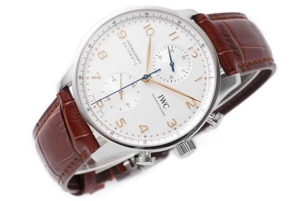 Portugieser Chronograph IW371611 White Dial in Steel - Image 2
