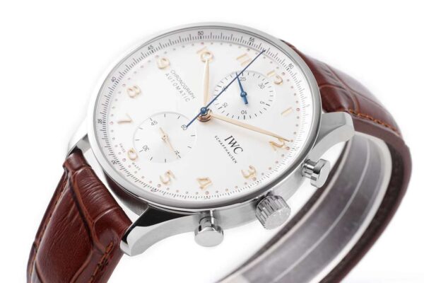 Portugieser Chronograph IW371611 White Dial in Steel - Image 6