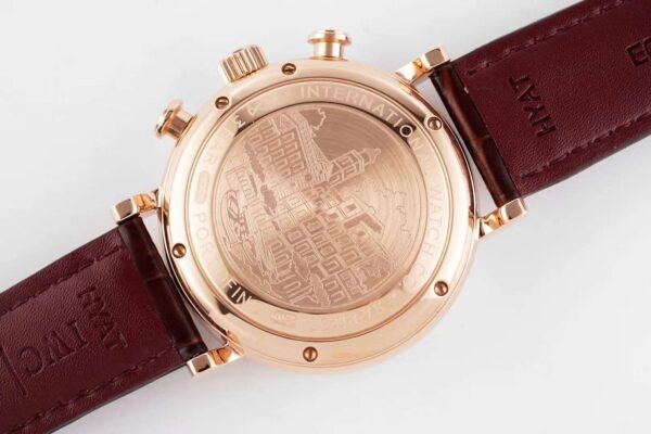 Portofino Chronograph IW391021 Grey Dial in Rose Gold - Image 4