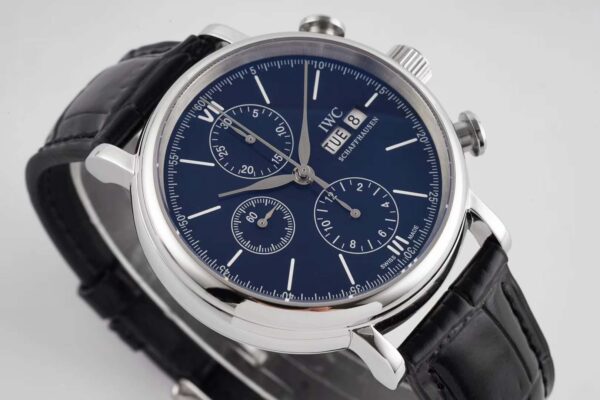 Portofino Chronograph IW390303 Edition “150 Years” Blue Dial in Steel - Image 6