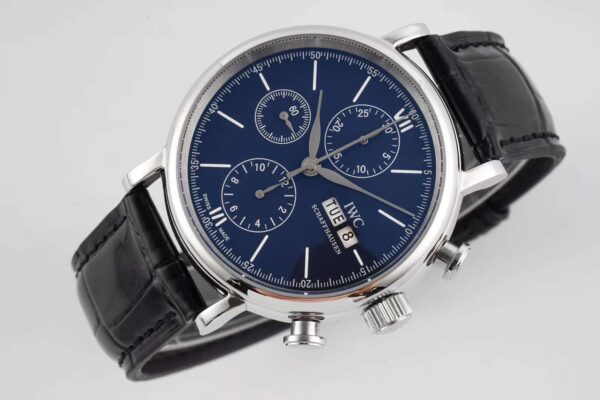 Portofino Chronograph IW390303 Edition “150 Years” Blue Dial in Steel - Image 3