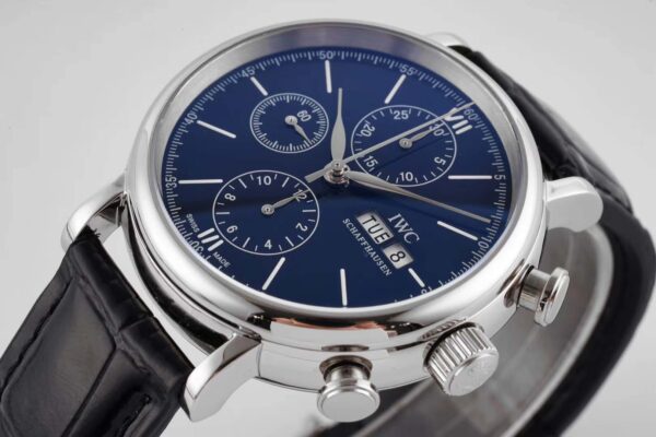 Portofino Chronograph IW390303 Edition “150 Years” Blue Dial in Steel - Image 7