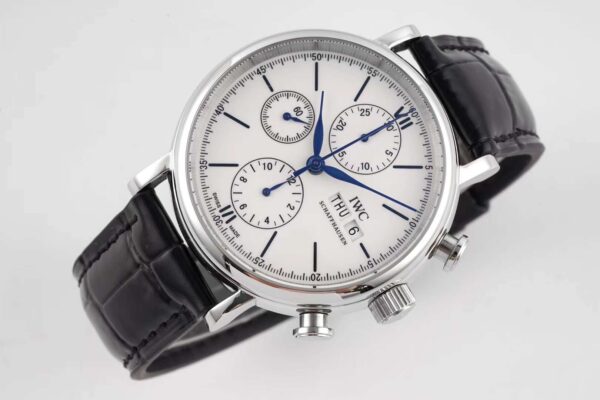 Portofino Chronograph IW391024 Edition “150 Years” White Dial in Steel - Image 2