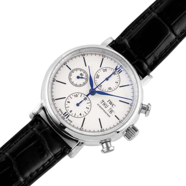 Portofino Chronograph IW391024 Edition “150 Years” White Dial in Steel - Image 3