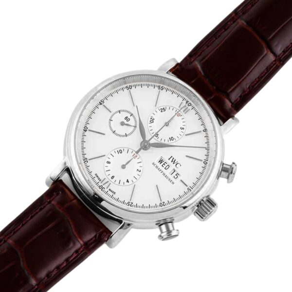 Portofino Chronograph IW391027 Edition “150 Years” White Dial in Steel - Image 2
