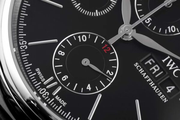 Portofino Chronograph IW391029 Edition “150 Years” Black Dial in Steel - Image 4