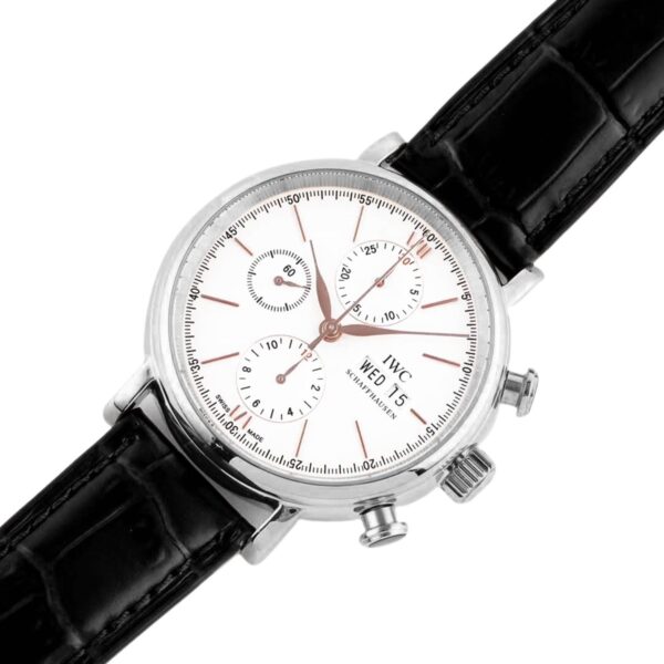 Portofino Chronograph IW391031 Edition “150 Years” White Dial in Steel - Image 2