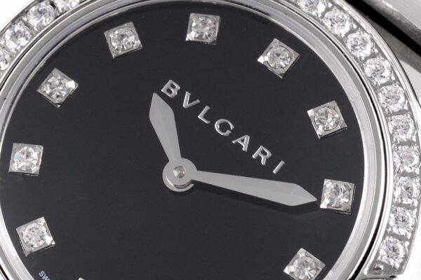 Lvcea Black Dial in Steel with Diamond Bezel - Image 4