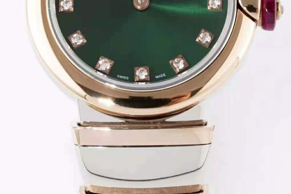 Lvcea Emerald Green Dial in Rose Gold/Steel - Image 3