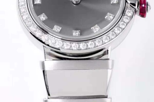 Lvcea Grey Dial in Steel with Diamond Bezel - Image 3