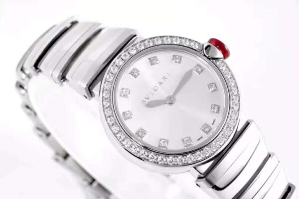 Lvcea MOP Dial in Steel with Diamond Bezel - Image 7