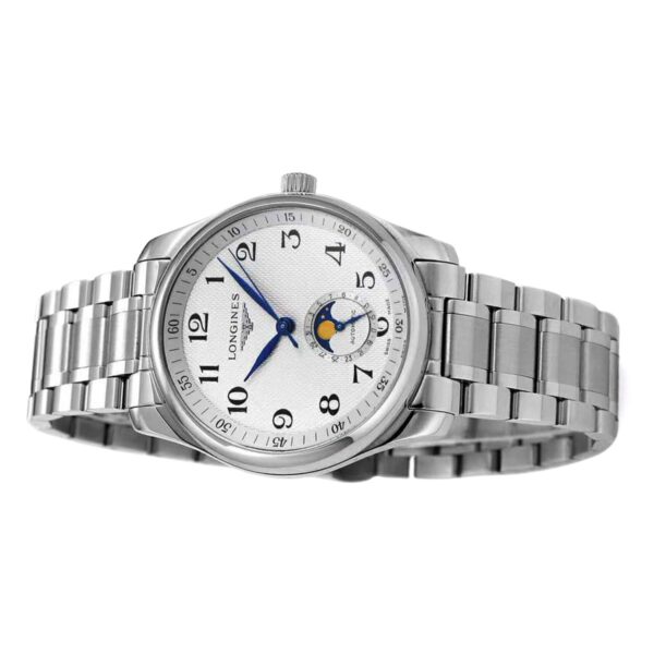 Master Collection Moonphrase White Dial on Bracelet - Image 2