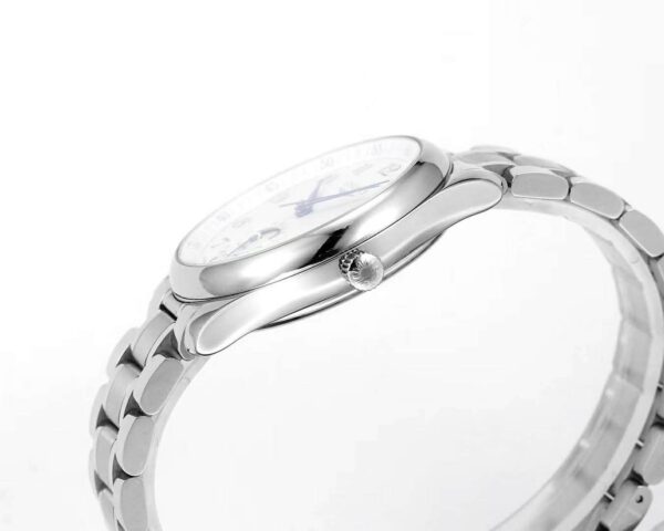 Master Collection Moonphrase White Dial on Bracelet - Image 10
