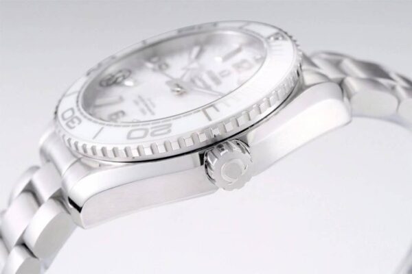 Seamaster Planet Ocean 600M Co-Axial Master Chronometer White Dial 39.5mm on Bracelet - Image 5