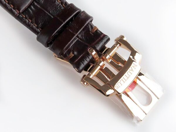 Nautilus Jumbo 5711 Brown Dial in Rose Gold with Brown Leather Strap - Image 7