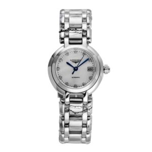 Primaluna MOP White Dial with Diamond Markers